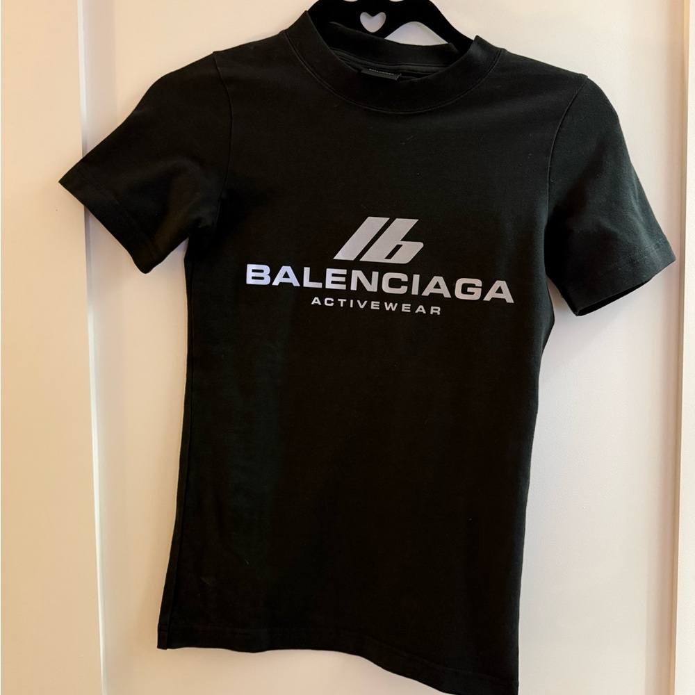 Balenciaga Black Activewear T-Shirt